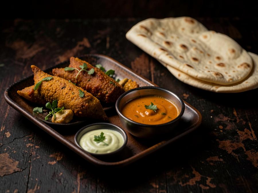 Indische Vorspeisen & Beilagen — Indian starters and sides
